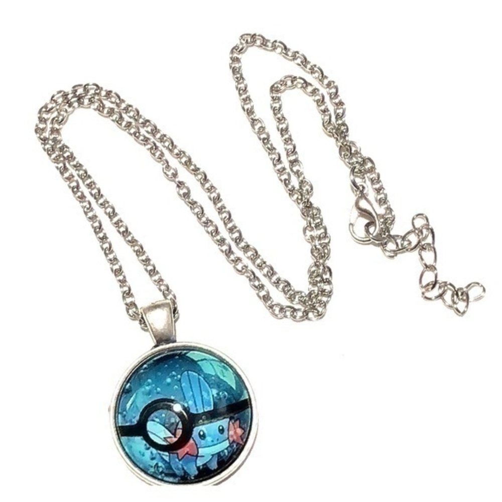 18" Fashion Round glass necklace N4